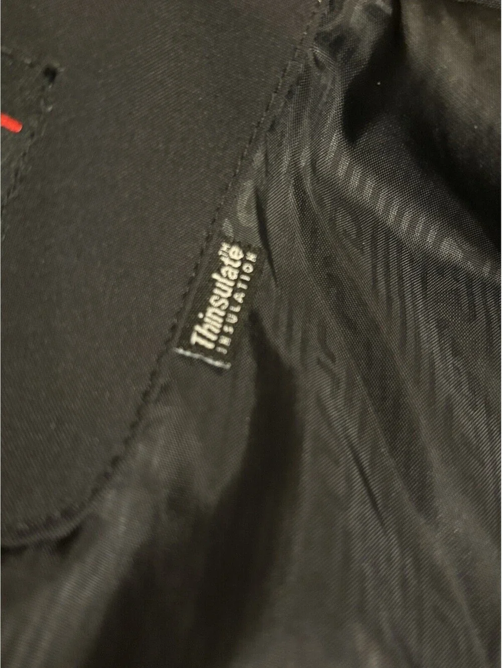 Spyder F12 Ski Snowboard Jacket Men’s Black Red Hooded Waterproof Size XL